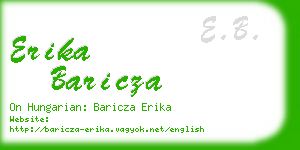 erika baricza business card